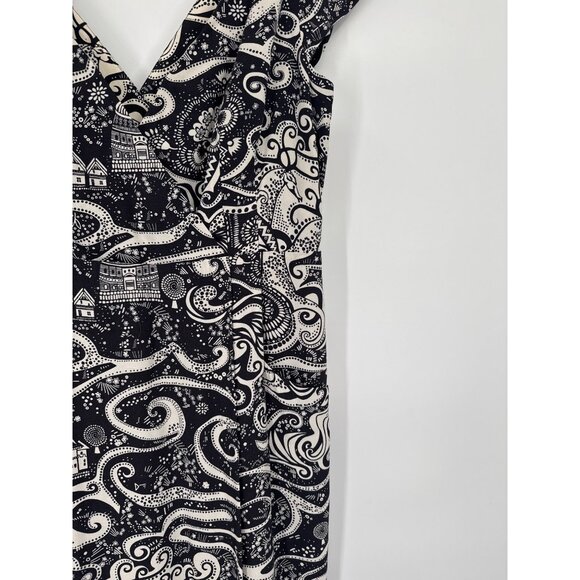 Anthropologie Moulinette Soeurs Swirling Villages Dress size 8 womens - Picture 2 of 6
